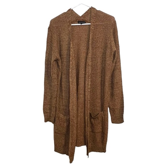 Love Ellie brown sweater cardigan size Large NWOT - Picture 1 of 9